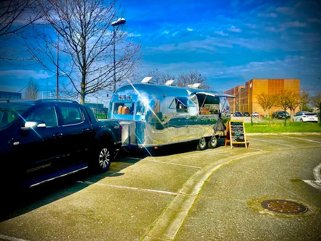 Notre caravane Airstream en route