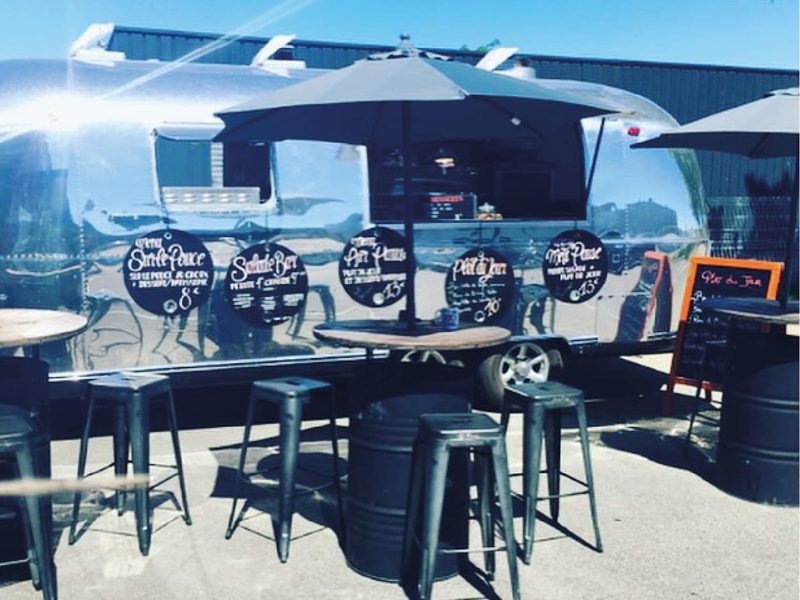 Airstream food truck en salon ou festival animation culinaire