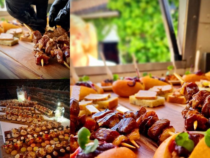 Food truck Airstream installé pour mariage Toulouse