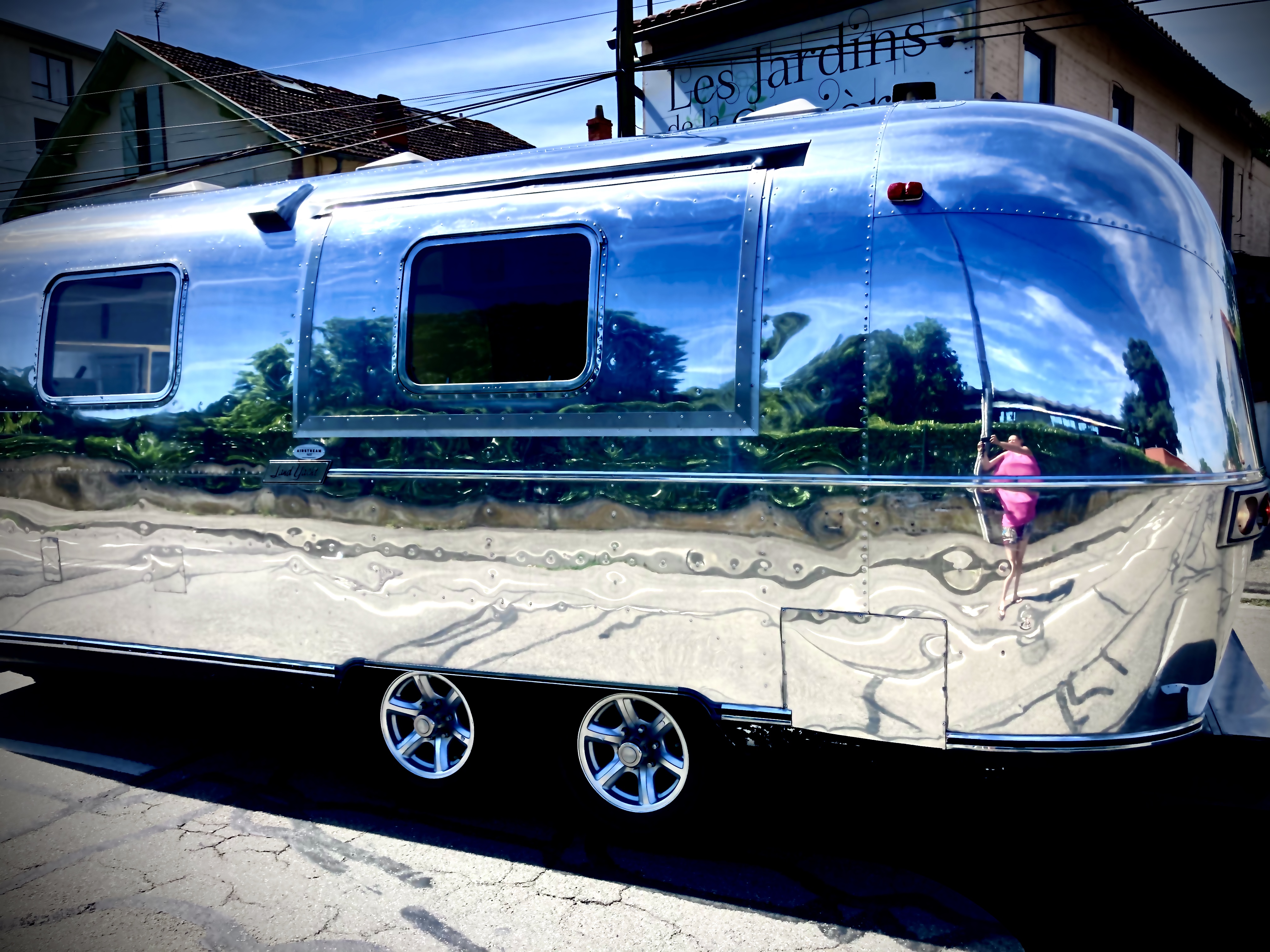 Photo de notre caravane Airstream